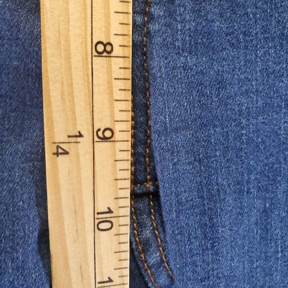 Levis Jeans Womens 16 Blue 529 Curvy Boot Cut Stretch Denim - Picture 8 of 13